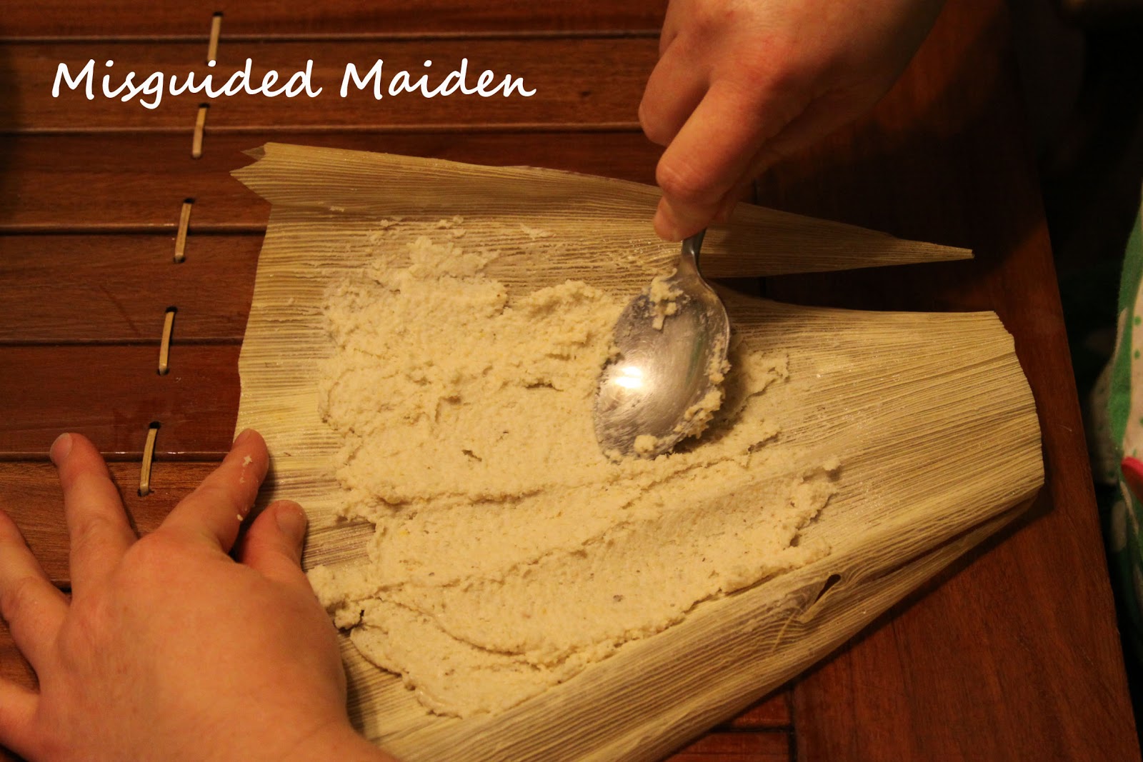 Misguided Maiden Holiday Tradition Tamales. Part Two. Making.