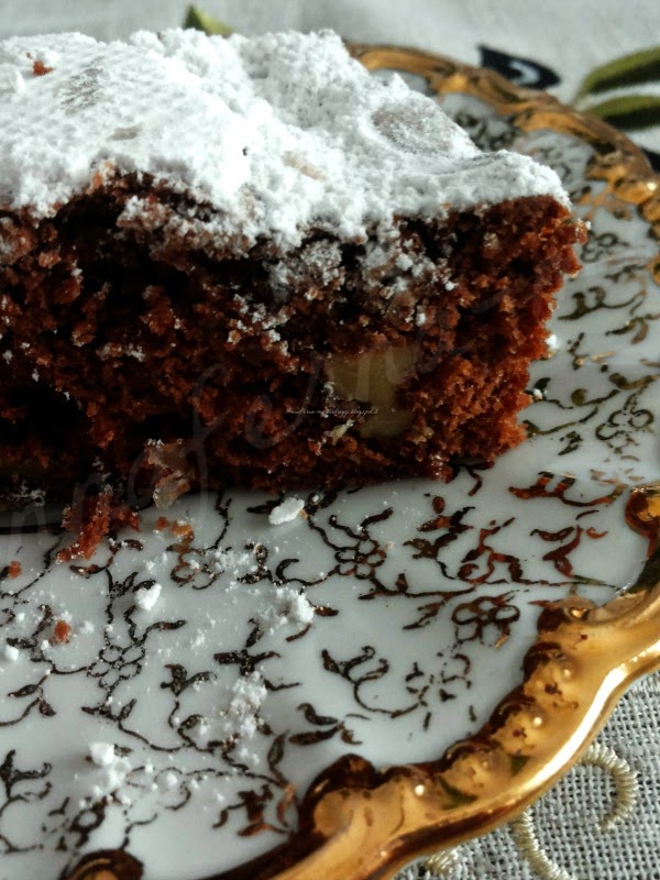 torta noci e cioccolato fondente