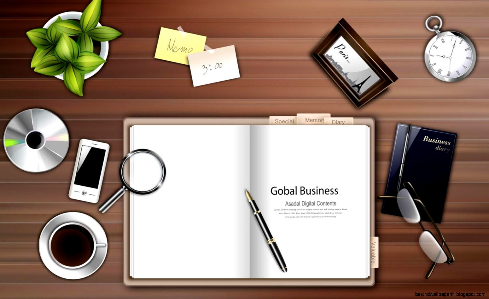 1680x1050 Digital Office Supplies Desktop Backgrounds