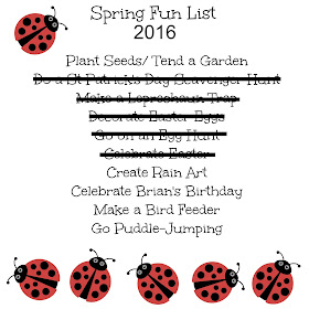Spring Fun List// celebrating Easter