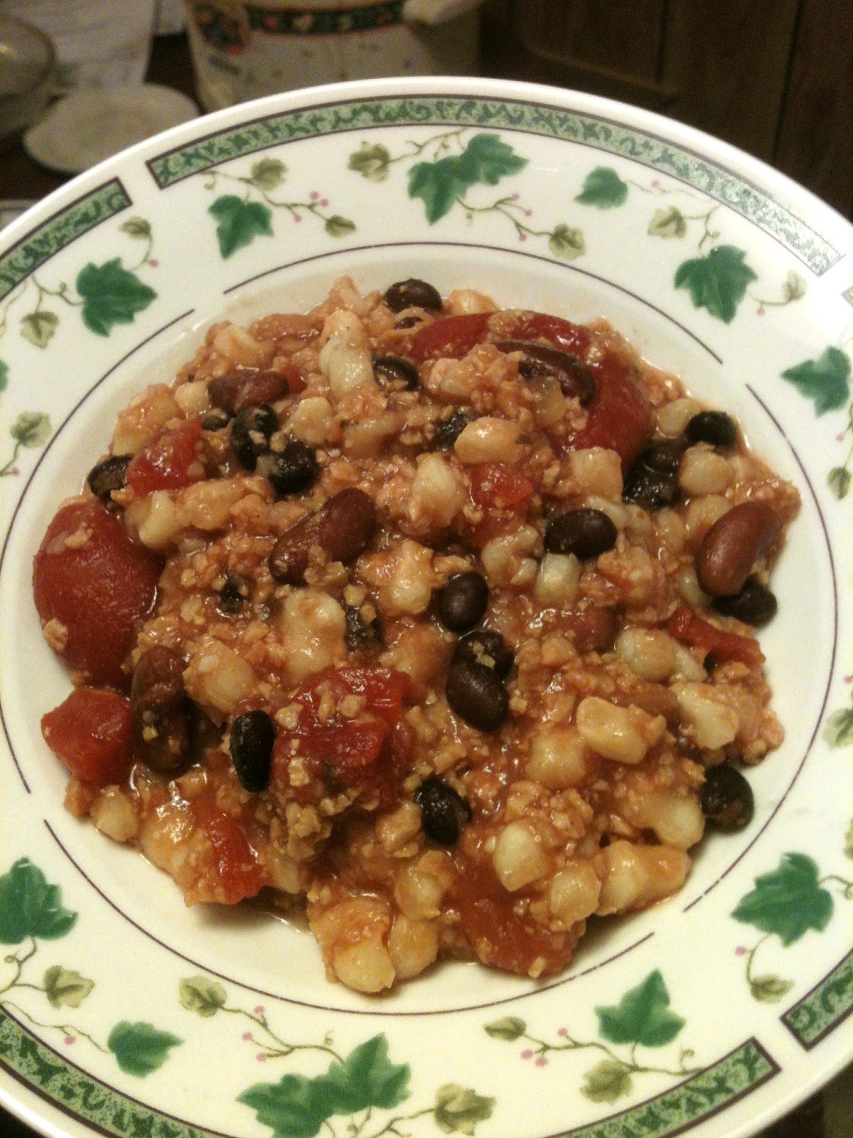 The Gluten Free Vegan Hominy Chili