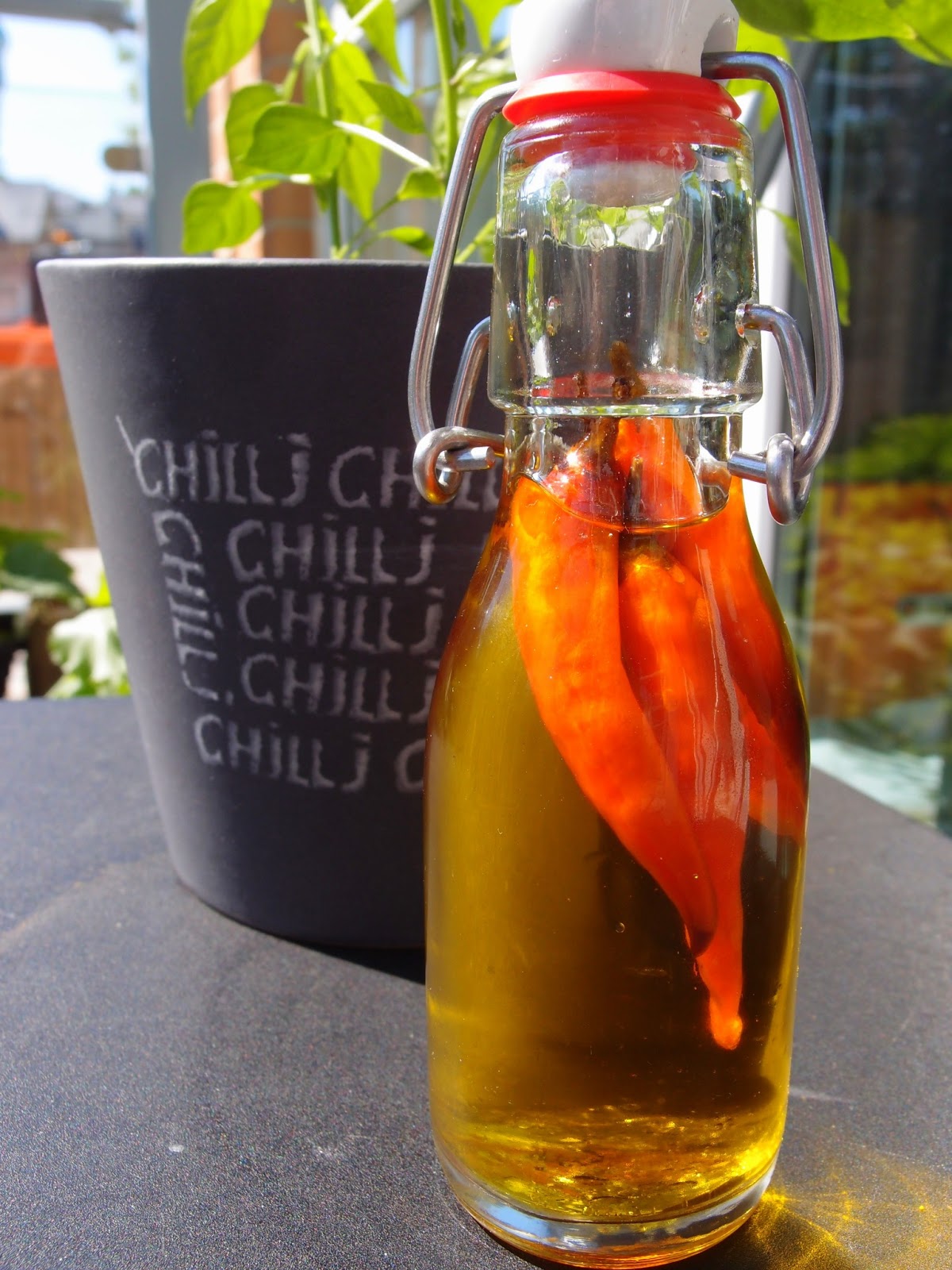 The VegHog Garden salad with chili oil dressing