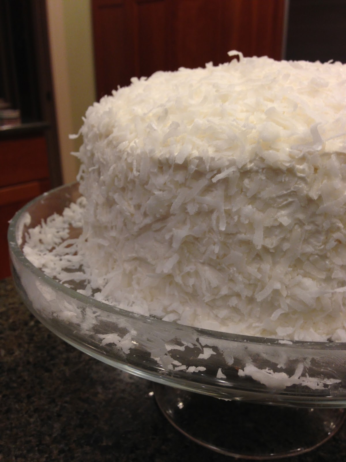 Flour Girl White Coconut Cake with Coconut Frosting