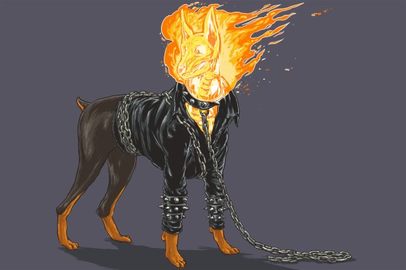 Josh Lynch ilustrações cachorros como personagens super heróis vilões Marvel - Dogs of the Marvel Universe