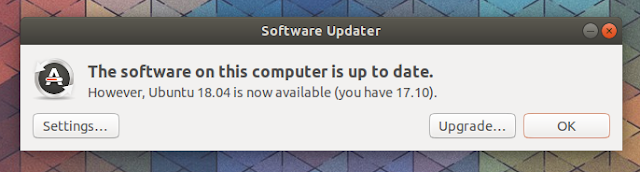 Ubuntu upgrade to 18.04