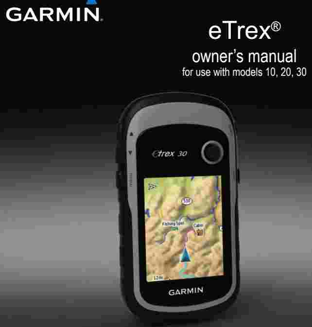 Garmin eTrex 10 Manual Manual PDF