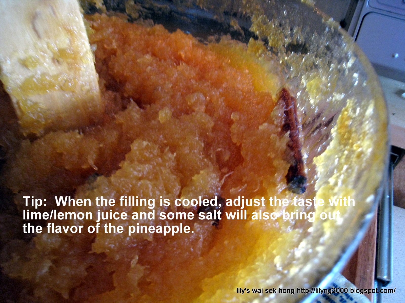 Lily's Wai Sek Hong Favorites Pineapple Tart Filling