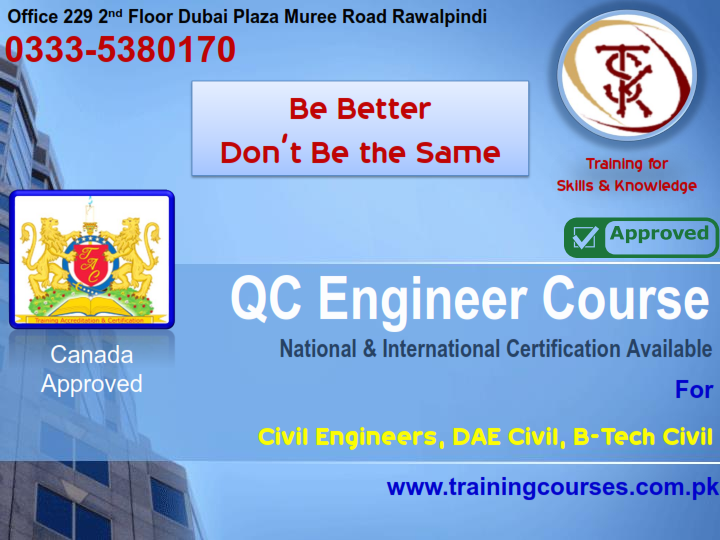 TSK Civil Engineering Courses: QC Engineer Course