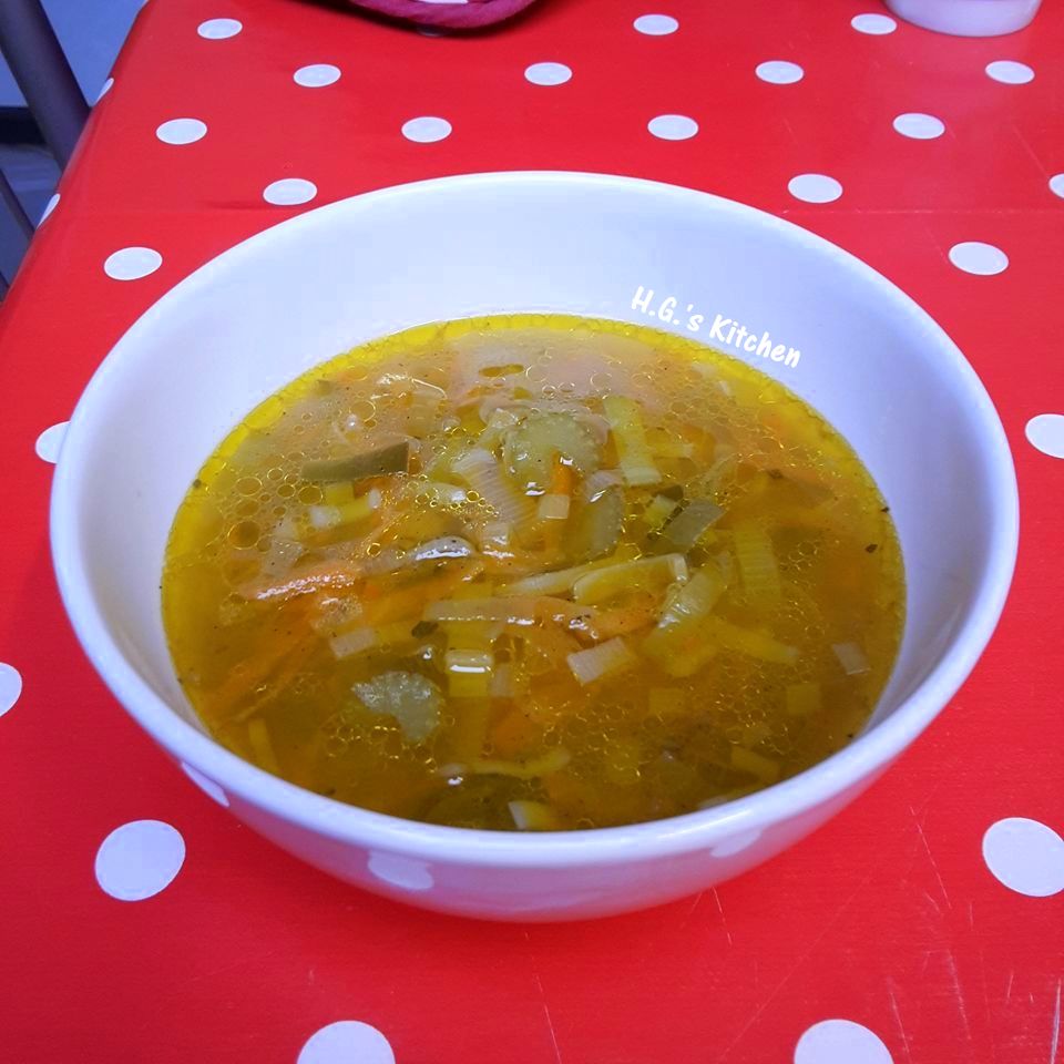 JULIENNE SOUP WITH LEMON JUICE H.G.'s Kitchen