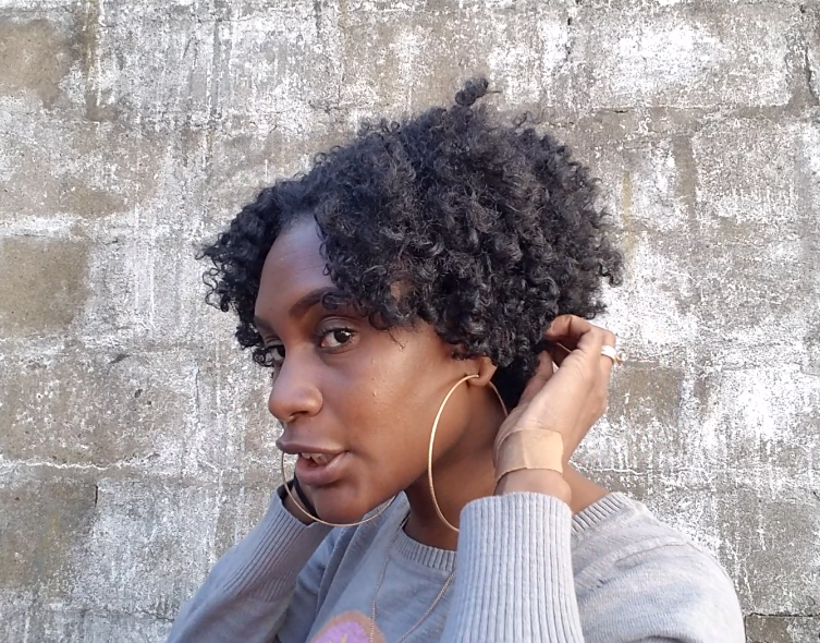 A Flat Twist Out Natural Hair