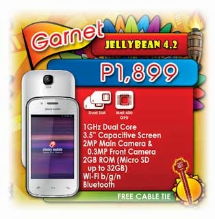 Cherry Mobile Gem Collection under Php 2K and Php 3K Smartphones Cherry Mobile Garnet