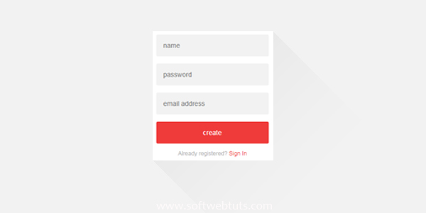 Phone Mockup With Login & Signup Form