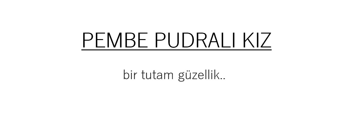 Pembe Pudralı Kız .