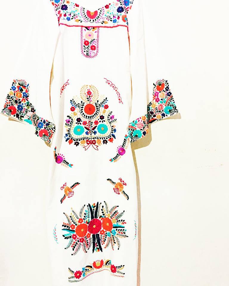 Aida Coronado Mexico Embroidery Dresses