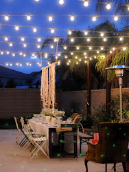 patio outdoor lighting dining lights backyard space exterior decoration area table bedroom string romantic warm garden classy summery modern homes