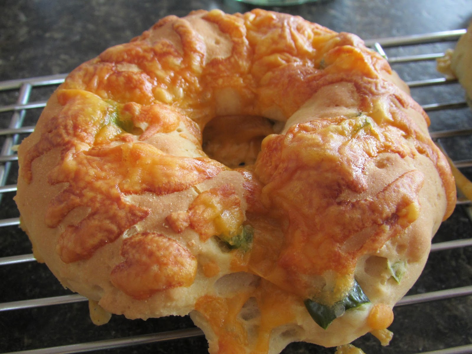 Successfully Gluten Free! Jalapeno & Cheddar Bagels