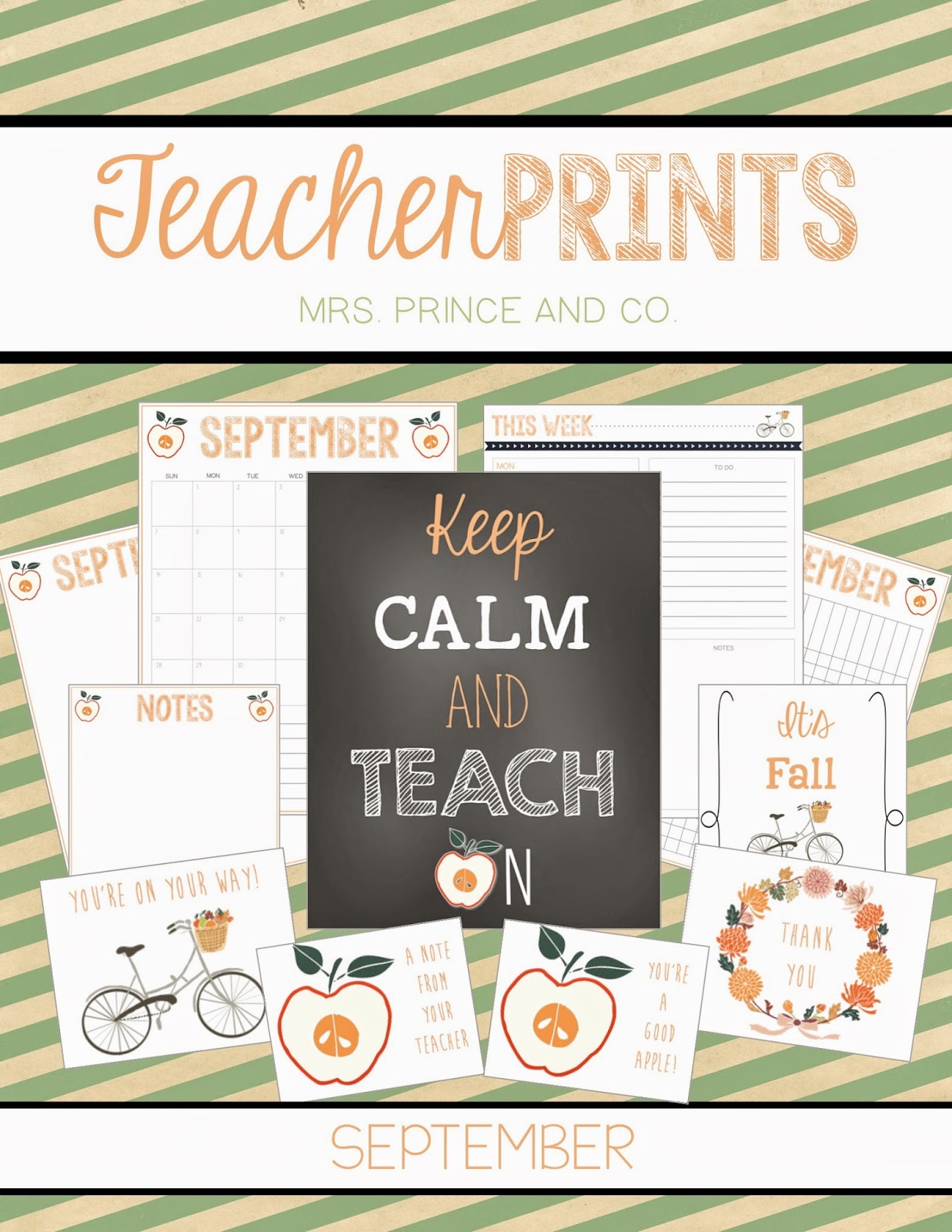 http://www.teacherspayteachers.com/Product/TeacherPRINTS-September-teacher-stationary-and-printables-1415171