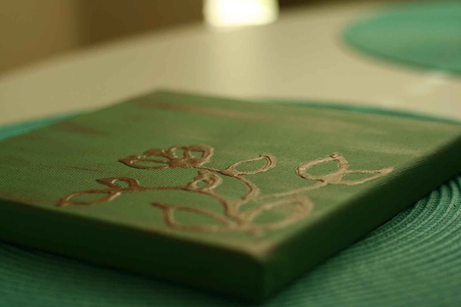 Imagine Create Produce Embossed Painting