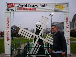 Minigolfer Richard Gottfried at the 2007 World Crazy Golf Championships in Hastings