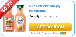 Steward of Savings : $0.75/1 Simply Juice Drink Coupon! ONLY $1.25 at