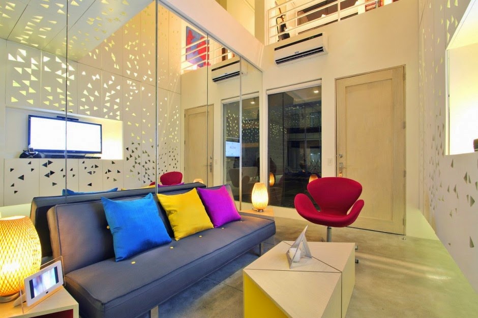 Most Colorful Townhouse Design By Buensalido Architects