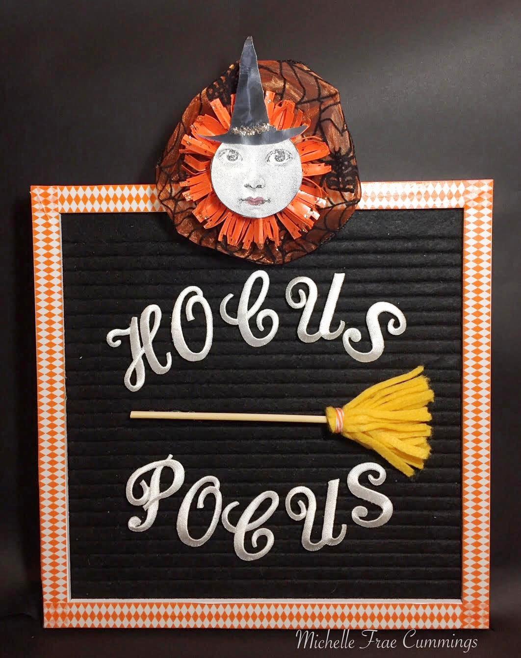 Faerie * Dust * Dreams Hocus Pocus Felt Board Sign