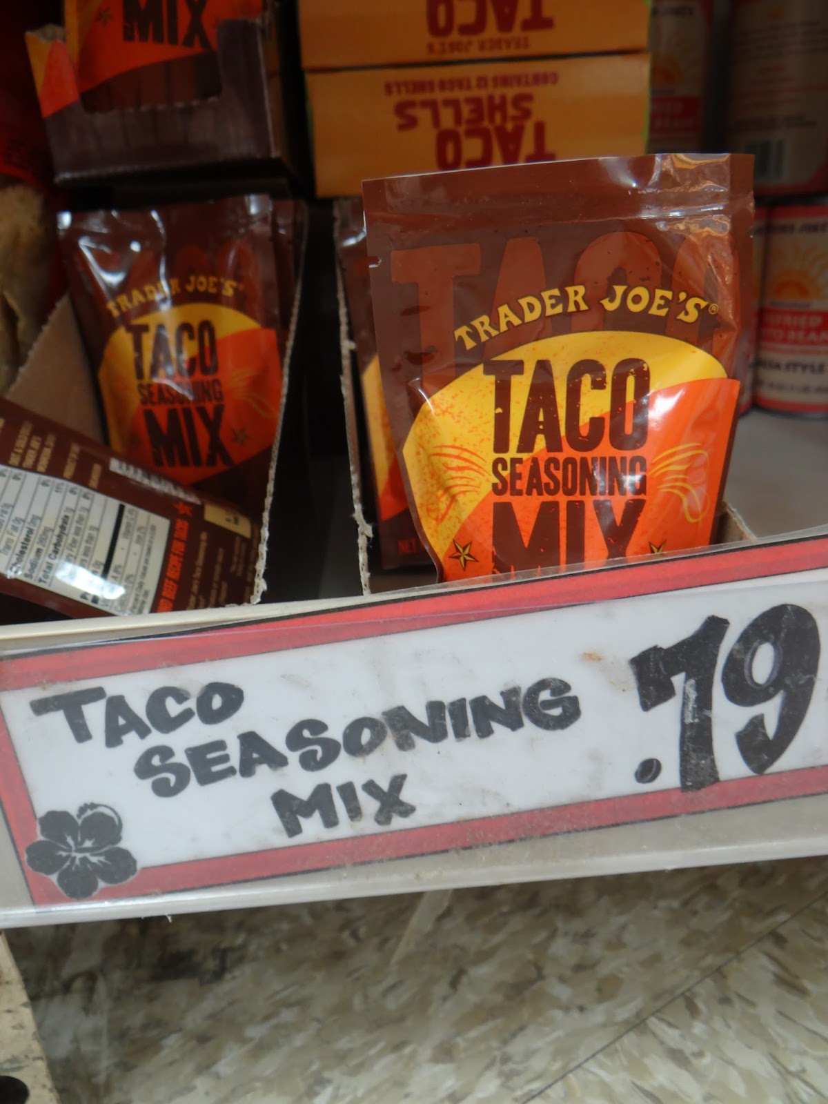Trader Joe's 365 Day165 Taco Seasoning