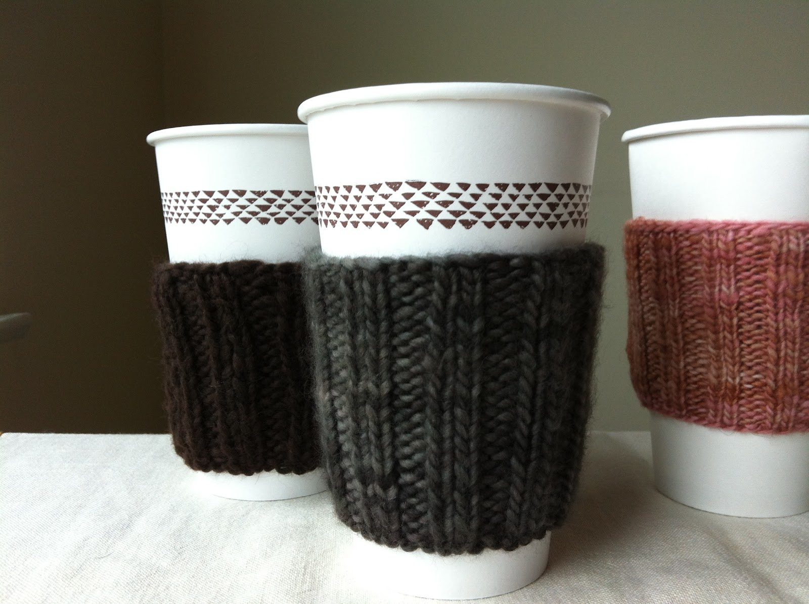 we bloom here: A Coffee Cup Cosy