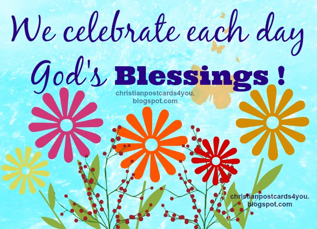 God's blessings each day for you | Christian Cards for You