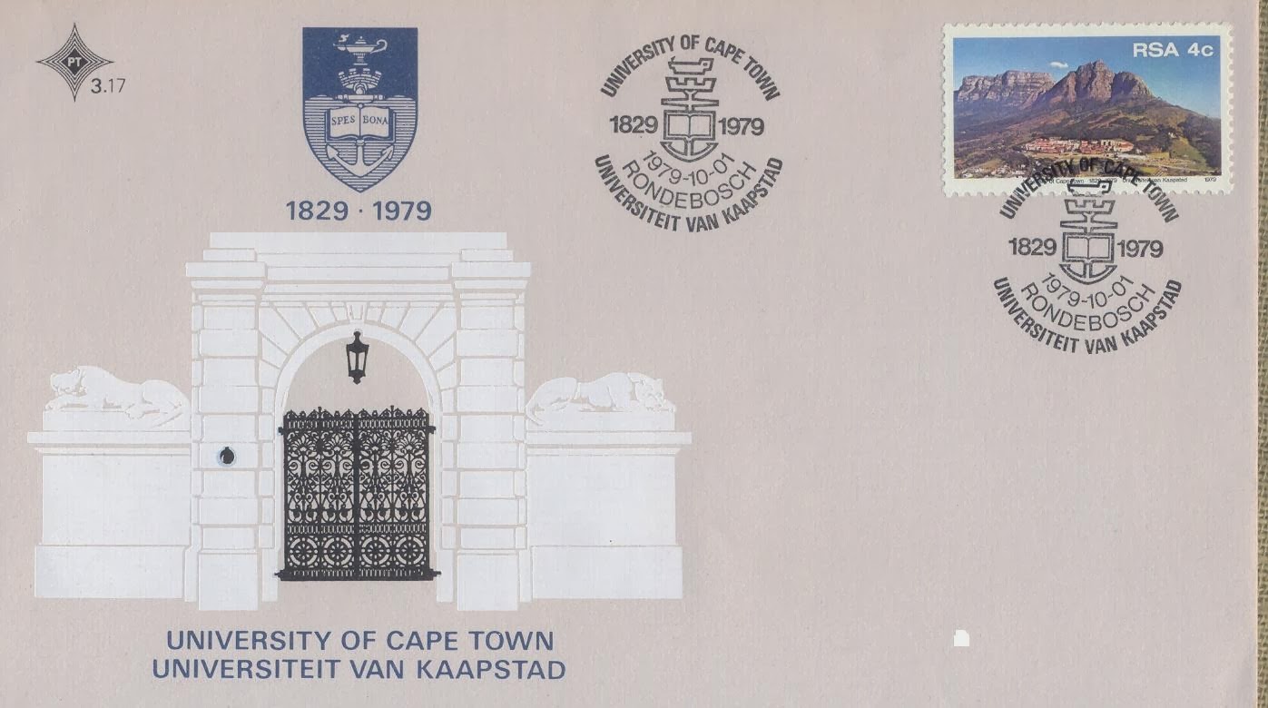 Lets Talk Stamps University of Cape Town 150 years