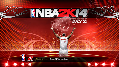 NBA 2K14 LeBron James Cover Screen