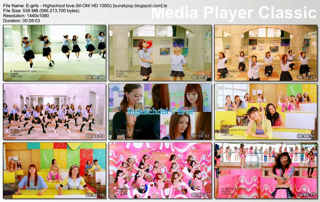 [PV] E-girls - Highschool love [M-ON! HD 1080i] 
