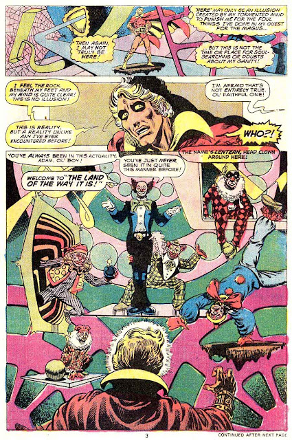 Strange Tales v1 #181 marvel warlock comic book page art by Jim Starlin Strange Tales v1 #181 marvel warlock comic book page art by Jim Starlin