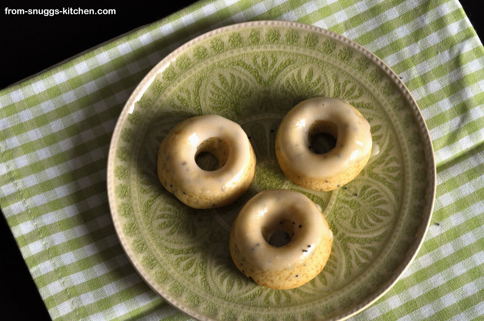 Lemon-Poppy Seed-Donuts; Donuts mit Zitrone & Mohn