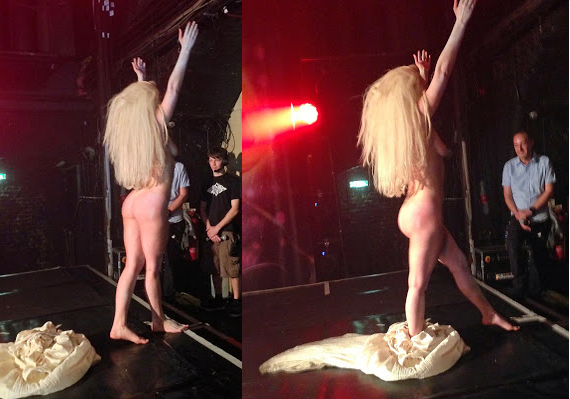 Lady Gaga Strips Completely Naked During Show at Gay Nightclub in London(PI...