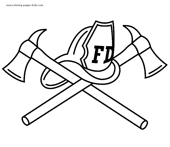 Fireman Hat Coloring Page inkspired musings Wildfire Fighters History of