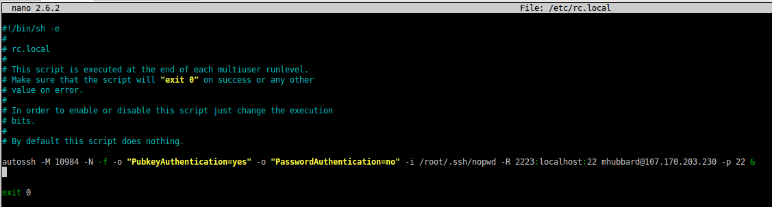 persistent ssh tunnel persistent ssh tunnel