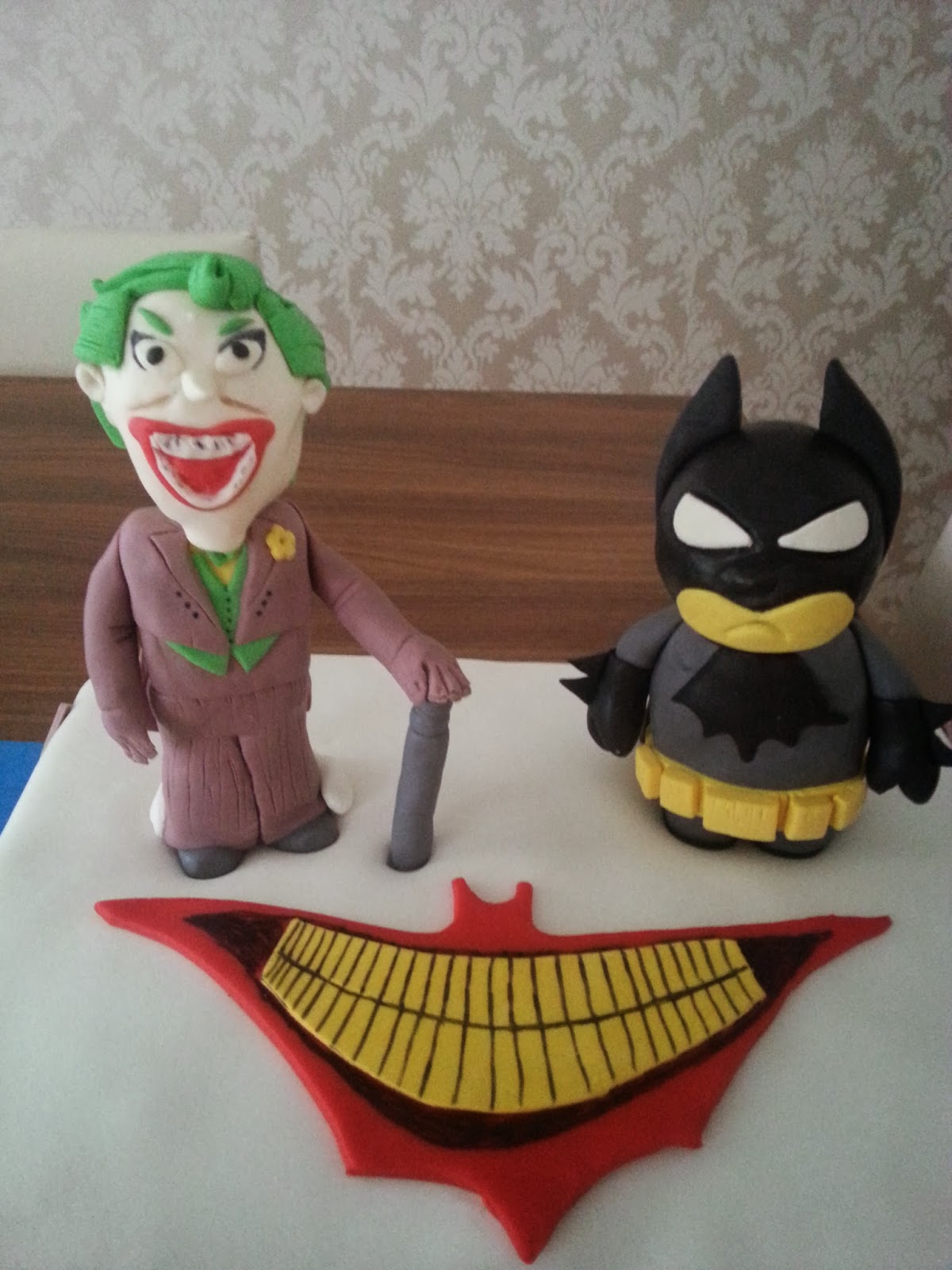 CANAN PASTA TASARIM Burağın joker ve batman pastası