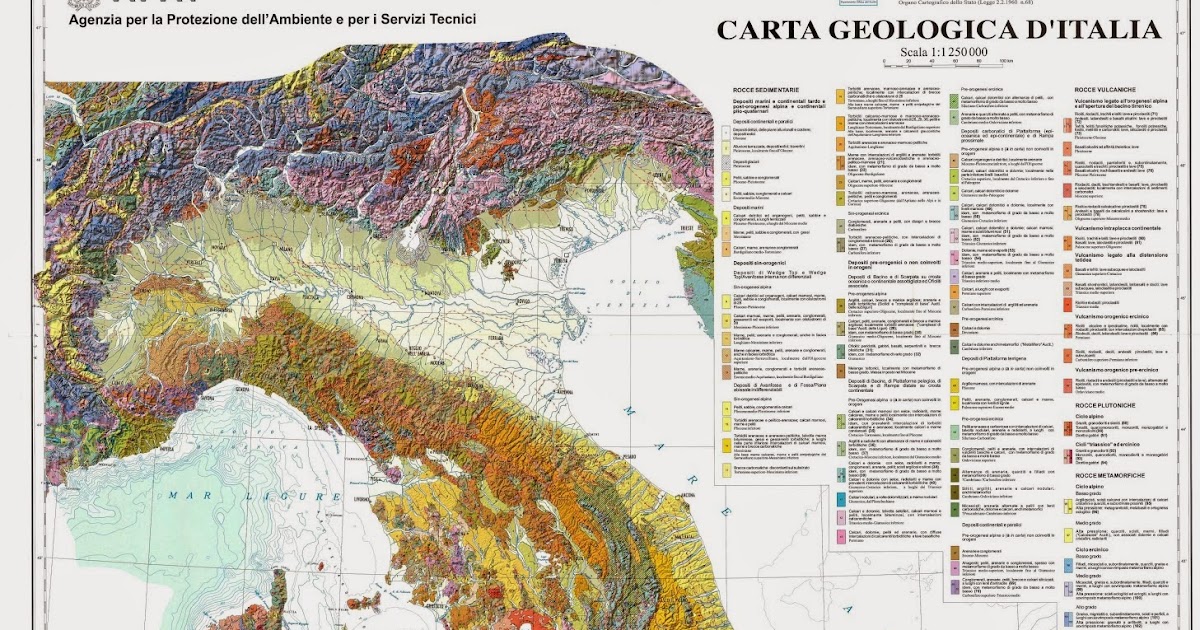 Carta Italia Geofisica