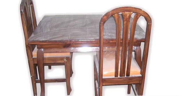  Kursi  meja  makan set kayu  jati kotak  Allia Furniture
