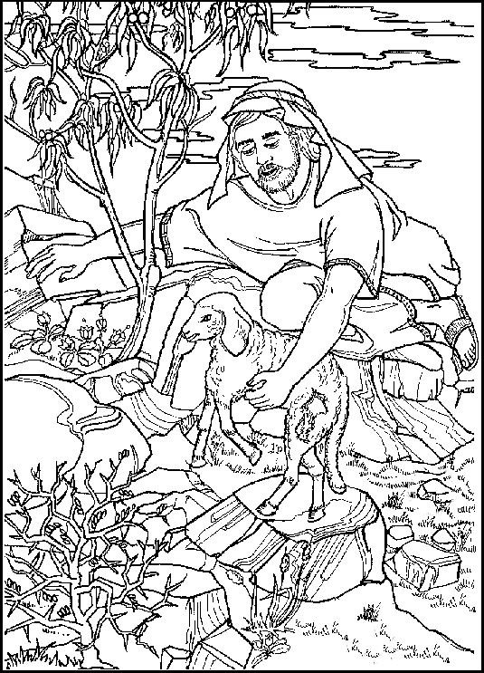 david the shephard coloring pages - photo #23