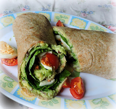 Cob Salad Sandwich Wrap