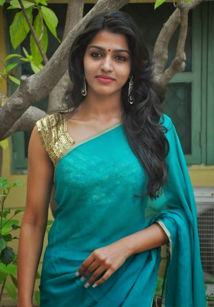 Dhansika in Green Saree Gallery