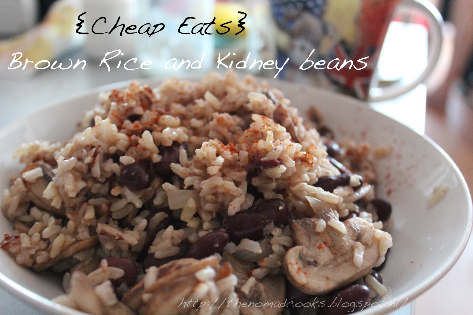 Brown Rice Kidney Beans And Brown Rice