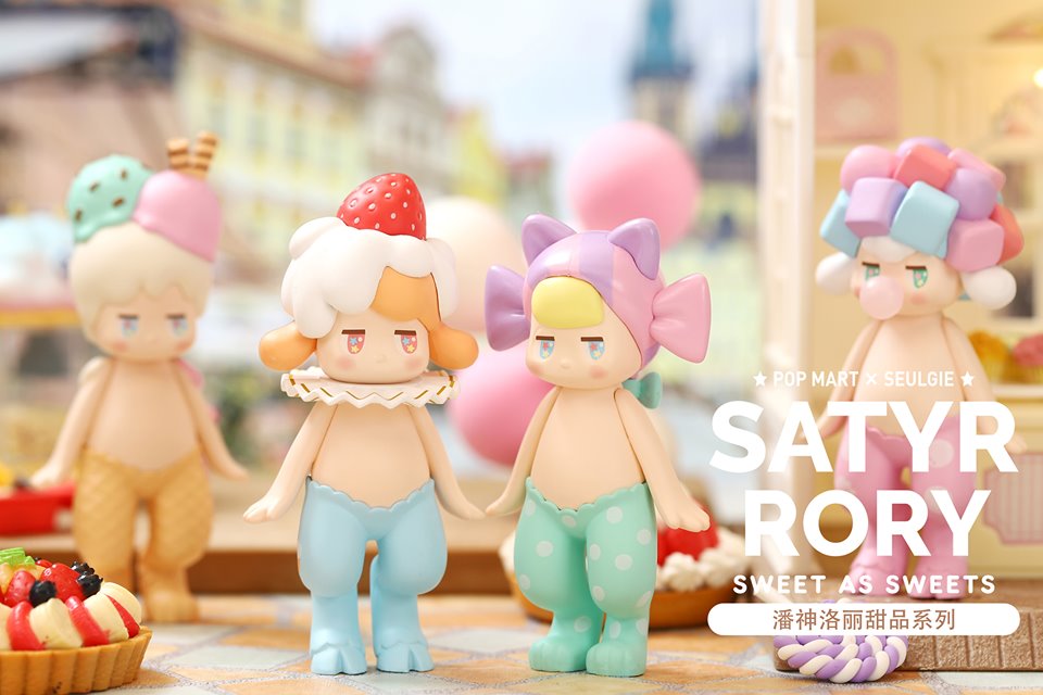 POP MART SEULGIE Mini Figure Designer Toy SATYR RORY Sweet As Sweets Bubble Gum 