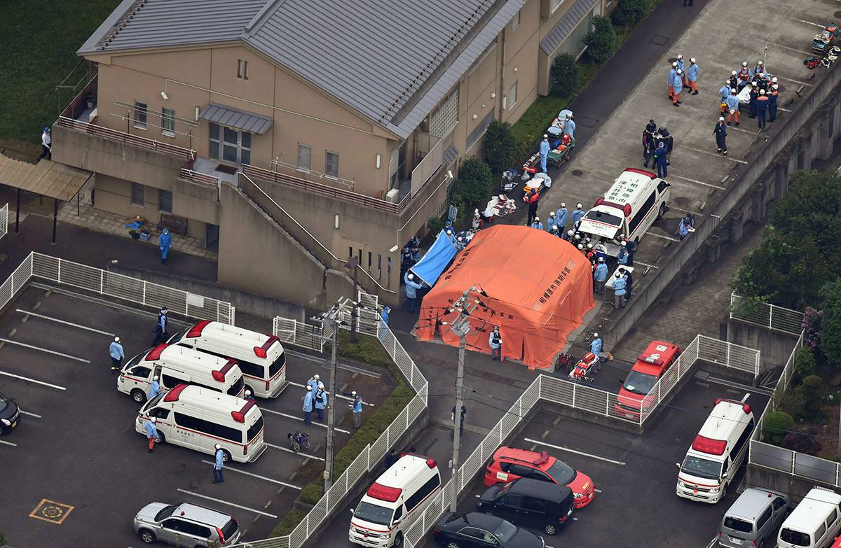 TBW Japan knife attack 19 killed and dozens wounded in care centre