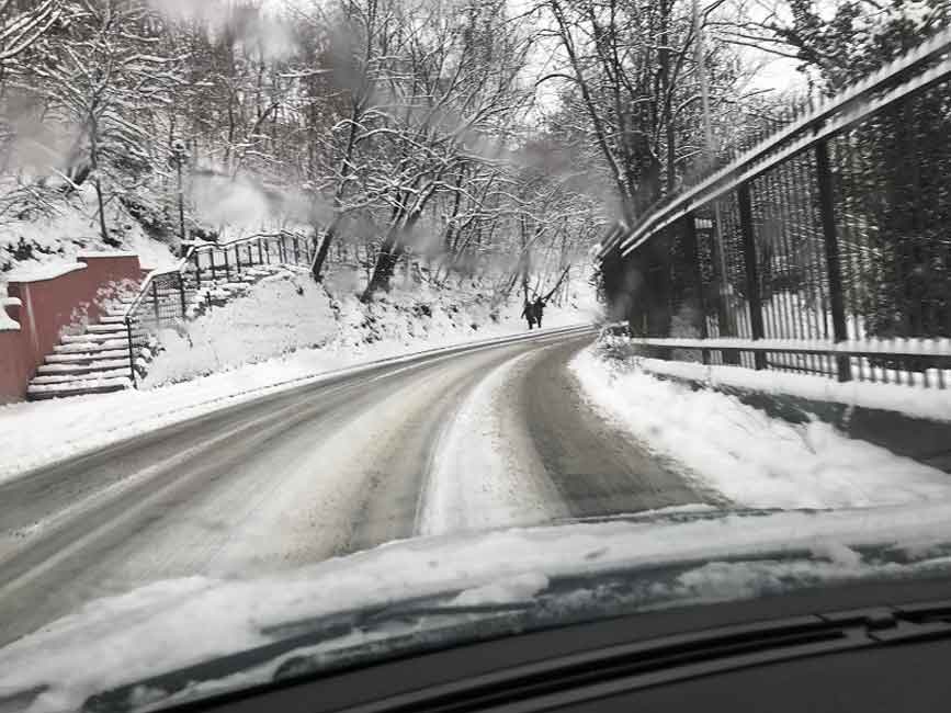 Macedonia under snow, temperatures below zero