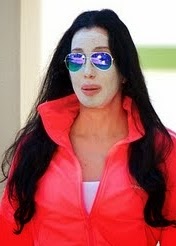 cher mask face yet another spotted leaving legend wearing friend american music