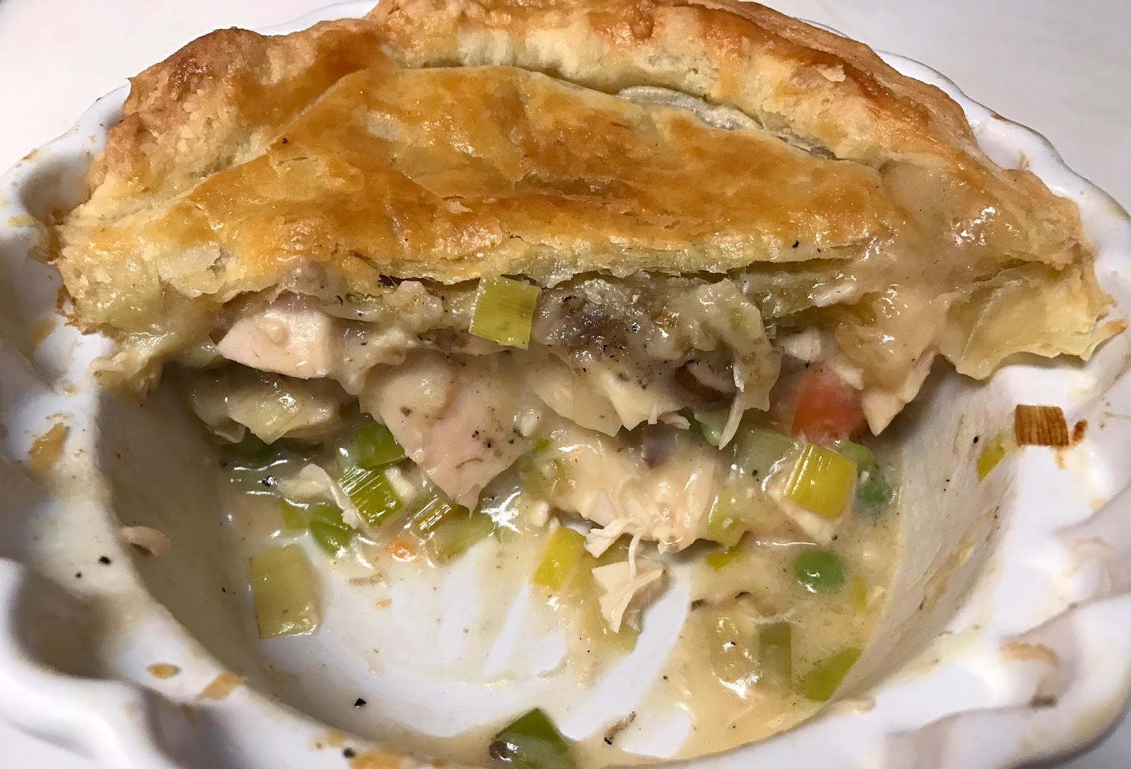 Culturally Confused Wolfgang Puck Truffled Chicken Pot Pie