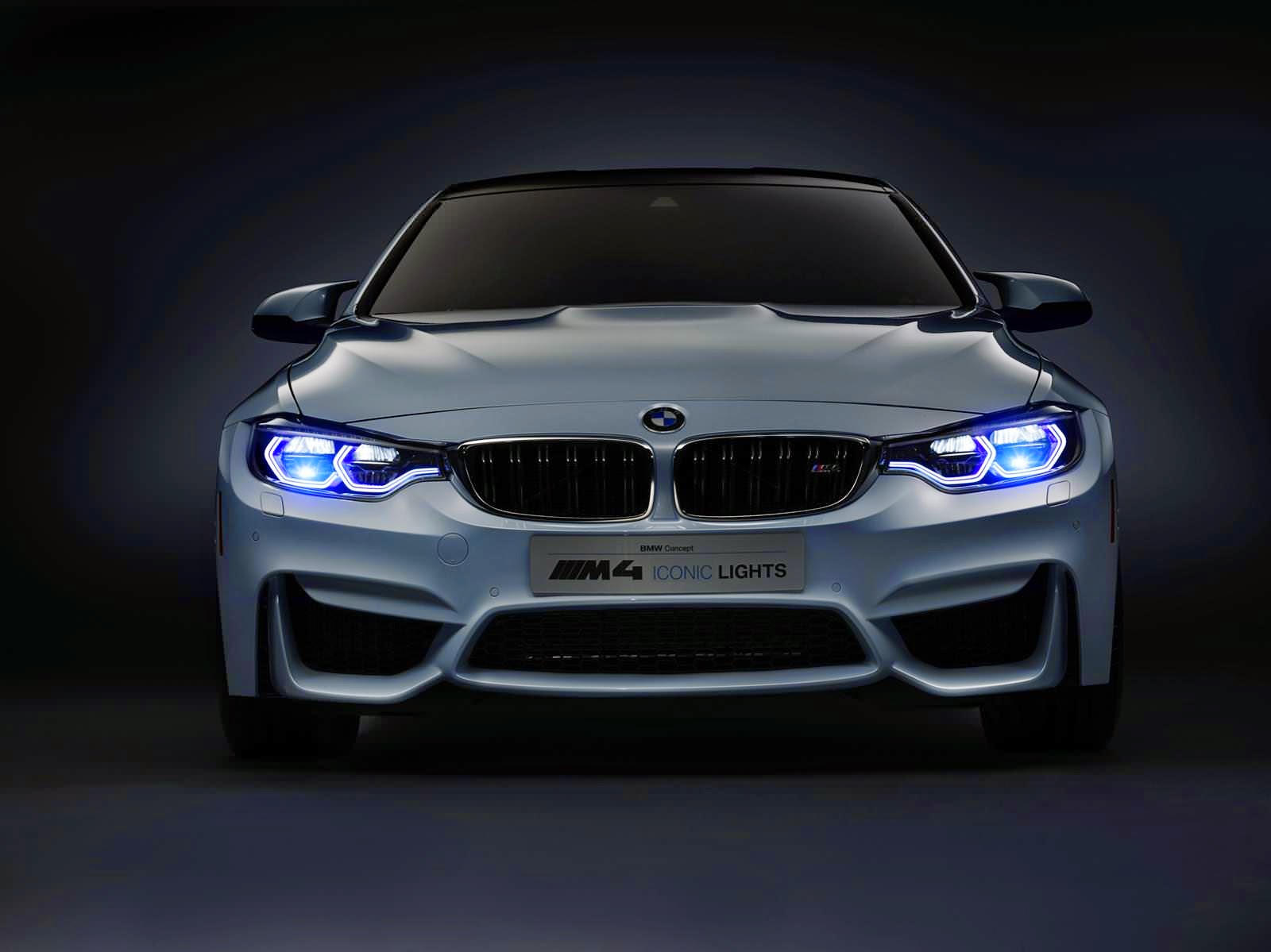 BMW M4 Concept Iconic Lights صور سيارات: سيارة بي ام دبليو ام 4 كونسبت ايكونيك لايتس 2015 بمعرض 'CES' 